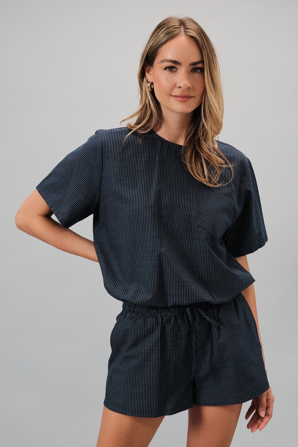 The Autumn Pinstripe Set