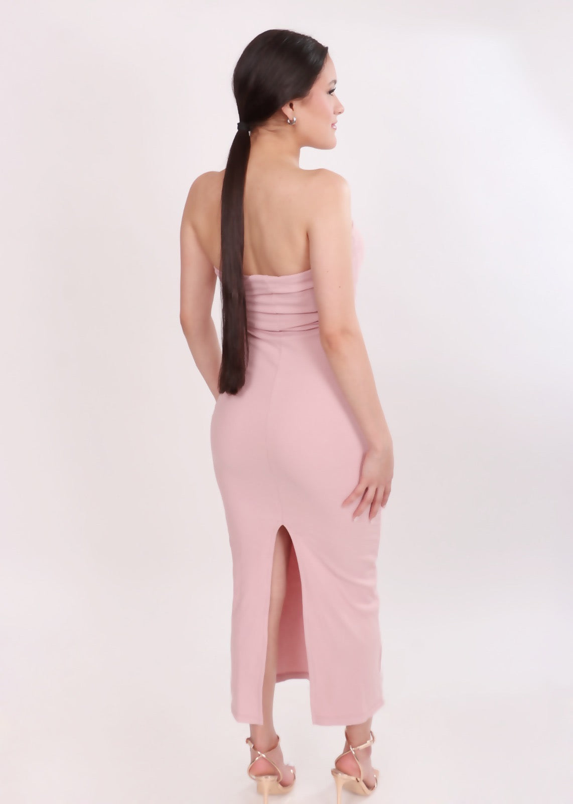 XOXO Strapless Straight Dress