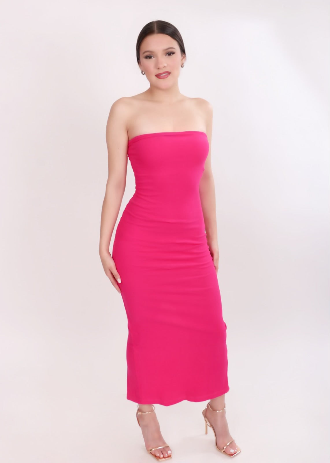 XOXO Strapless Straight Dress