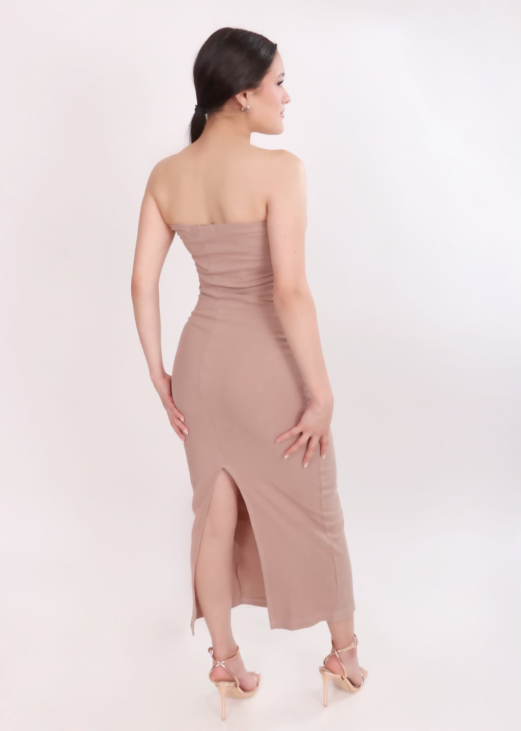 XOXO Strapless Straight Dress