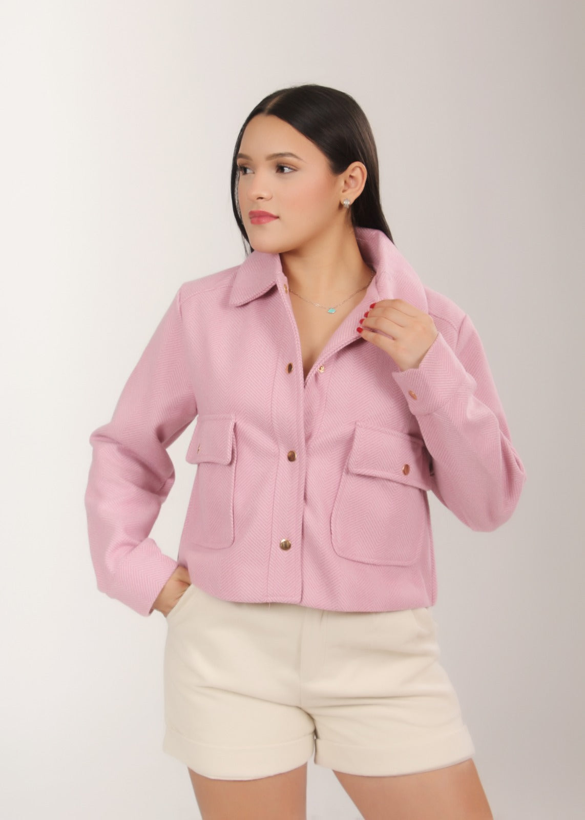 Fondant Pink Outwear Woven